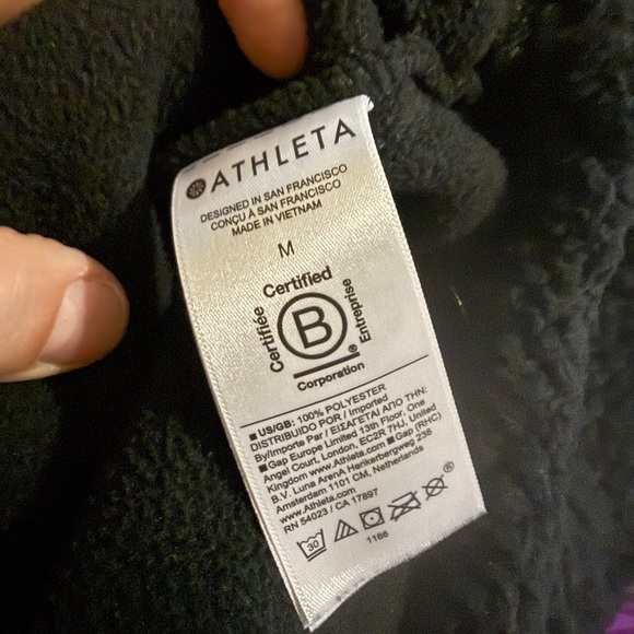 Athleta Cozy Sherpa Fleece Pullover - Picture 8 of 8